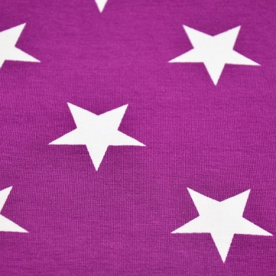 Jersey | Verena Sterne 3,5cm | Purpur Lila
